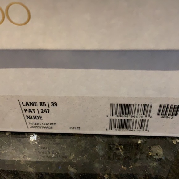 NWT Jimmy Choo Lane 85 Nude Patent Heels Sz 39 - Picture 8 of 9